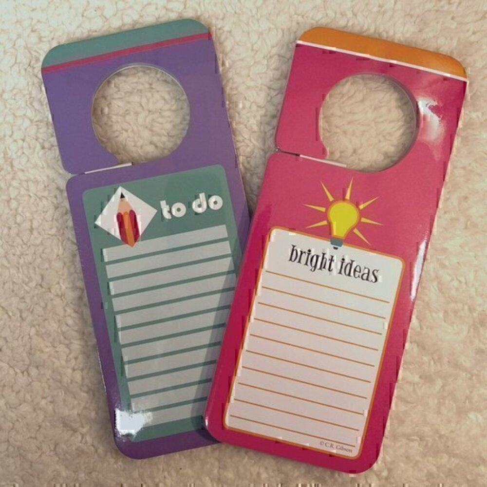 C.R. Gibson Doorhanger Notepads - Set of 2